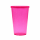 Copo Plástico com Tampa Fechada 550 ml Personalizado
