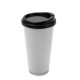 Copo Plástico Duplo 400ml Personalizado Copo Plástico Duplo 400ml Personalizado