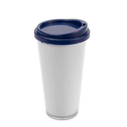 Copo Plástico Duplo 400ml Personalizado Copo Plástico Duplo 400ml Personalizado