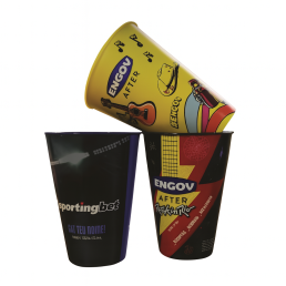 Copo Plástico In Mold Label 450 ml Personalizado