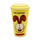 Copo Plástico In Mold Label com Tampa para Café 550 ml Personalizado