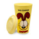 Copo Plástico In Mold Label com Tampa para Café 550 ml Personalizado