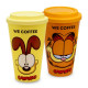 Copo Plástico In Mold Label com Tampa para Café 550 ml Personalizado