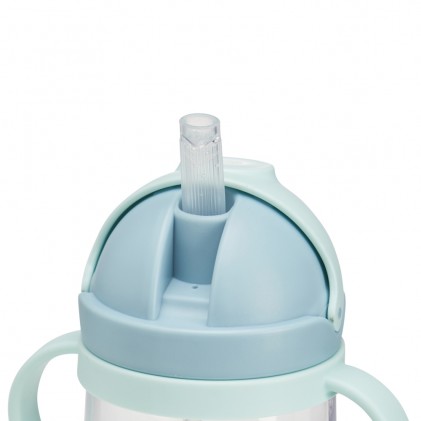 Copo Plástico Infantil Com Canudo 350 ml Personalizado