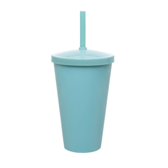 Copo Plástico com Tampa 550 ml para Brinde Personalizado