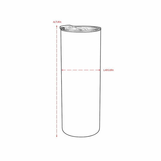 Copo Térmico Inox 600 ML Personalizado