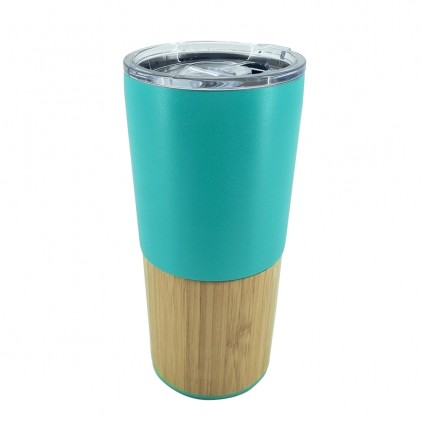 Copo Térmico Bambu e Inox 600ml Personalizado
