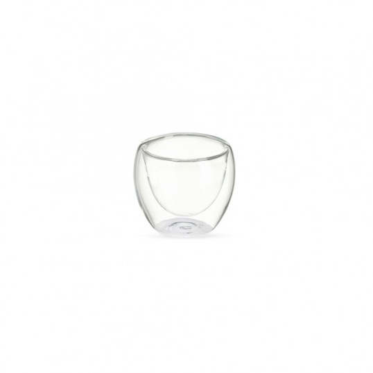 Copo de Vidro Parede Dupla 80ml Personalizado