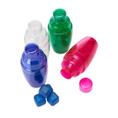 Coqueteleira Plástica com Gelo Ecológico Para Brinde Personalizado