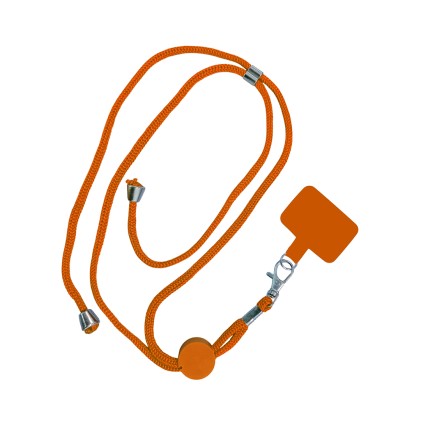 Cordão Para Celular Universal com Ponteira metal e Tag Emborrachada Crossbody Personalizado Cordão Para Celular Universal com Ponteira metal e Tag Emborrachada Crossbody Personalizado