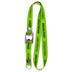 Cordão com Abridor de Garrafa 20 mm x 120 cm Personalizado