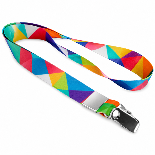 Cordão para Crachá Acessório jacaré 20 mm x 85 cm Personalizado