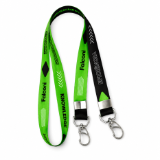 Cordão para Crachá com Mosquete Duplo 15 mm x 85 cm Personalizado