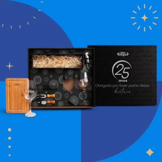Kit Queijo E Vinho Personalizado Personalizado