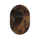 Espelho com Pente Oval em Madeira Ecológica Personalizado Espelho com Pente Oval em Madeira Ecológica Personalizado