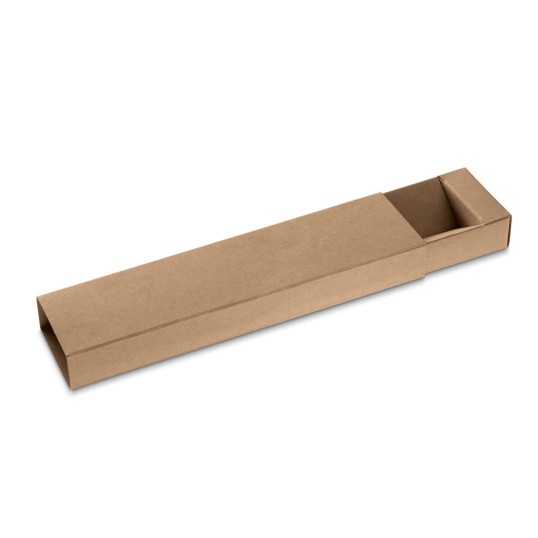 Estojo em Papel Kraft Para Caneta Personalizado