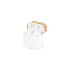 Fone de Ouvido Bluetooth ABS Reciclado e Bambu Personalizado
