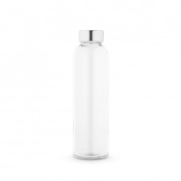 Garrafa de Vidro com Tampa Inox 500 ml Personalizado