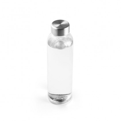 Garrafa de Vidro com Tampa Inox 500 ml Personalizado