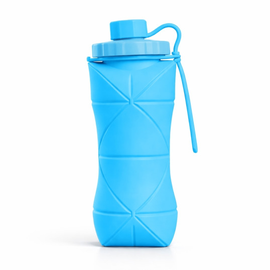 Garrafa Dobrável silicone 600 ml Personalizada