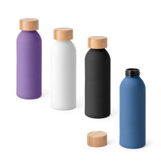Garrafa em Alumínio Emborrachado 550 ML Personalizada