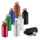 Garrafa em Alumínio Reciclado Tampa Bambu 550ml Personalizada