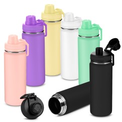 Garrafa Inox com Tampa Rosqueável 570 ml Personalizada