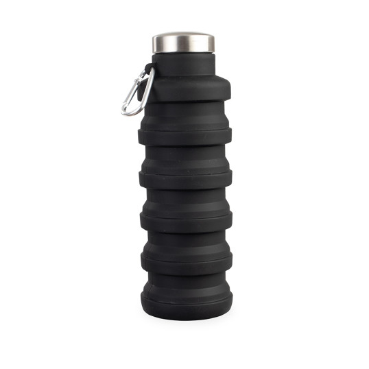 Garrafa Retrátil silicone 500 ml Personalizada