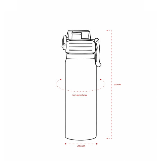 Garrafa Térmica Inox 680 MLPersonalizada