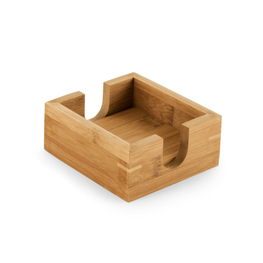 Kit 4 Porta Copos Em Bambu Personalizado