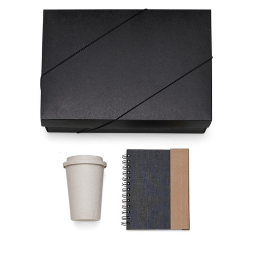 Kit Caderno, Caneta e Copo Personalizado