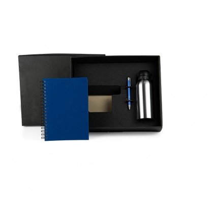 Kit Caderno, Caneta e Garrafa Personalizado