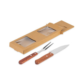 Kit Churrasco 2 Peças com Estojo Personalizado