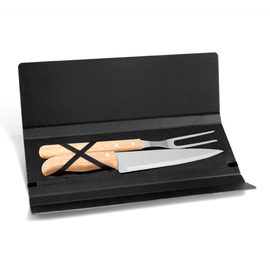 Kit Churrasco 2 peças com Estojo Personalizado