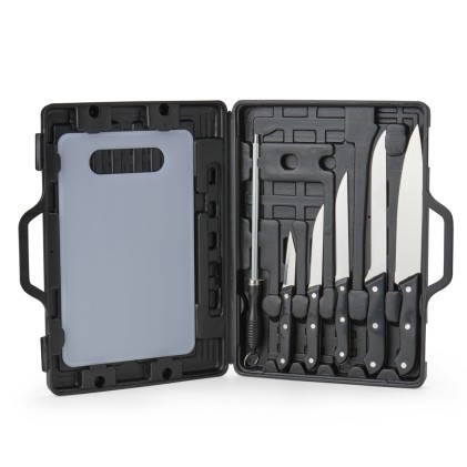 Kit Churrasco 7 Peças com Estojo Personalizado Kit Churrasco 7 Peças com Estojo Personalizado