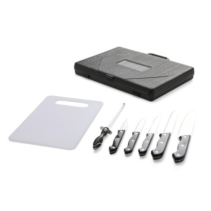 Kit Churrasco 7 Peças com Estojo Personalizado Kit Churrasco 7 Peças com Estojo Personalizado