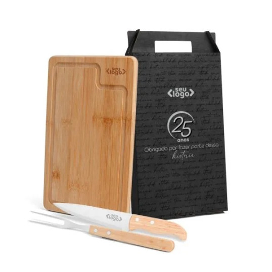 Kit Churrasco com 3 peças Personalizado