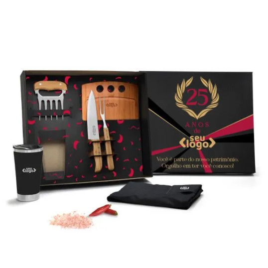 Kit Churrasco com 6 peças Personalizado