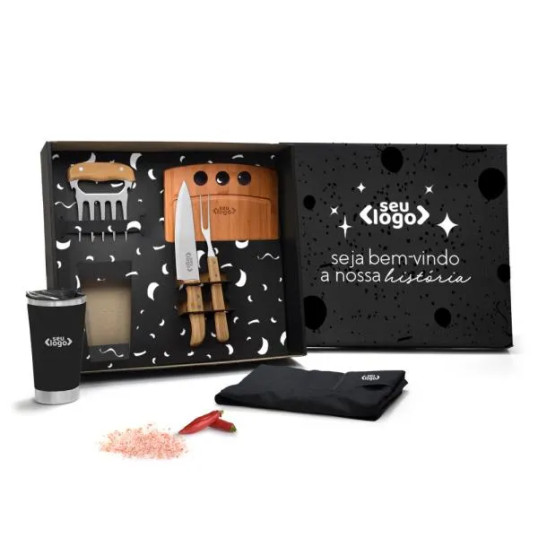 Kit Churrasco com 6 peças Personalizado