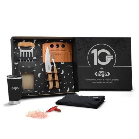 Kit Churrasco com 6 peças Personalizado