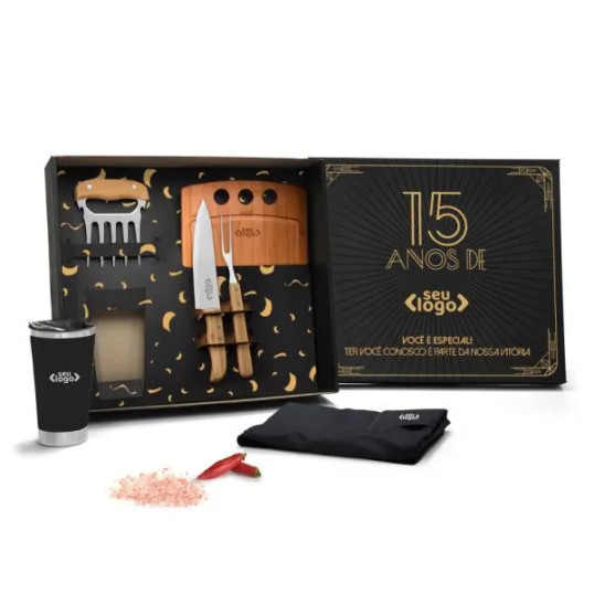 Kit Churrasco com 6 peças Personalizado