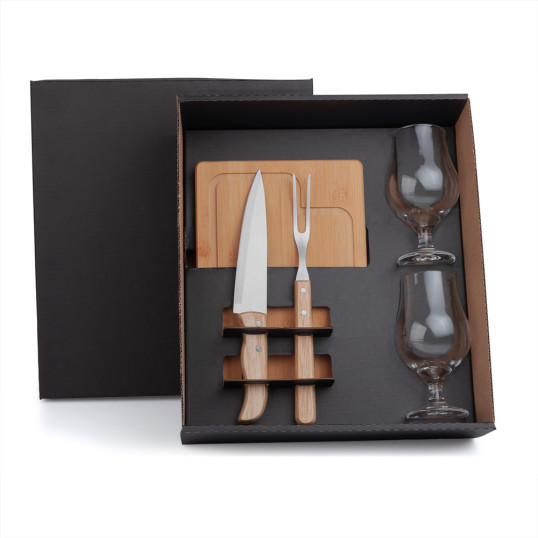 Kit Churrasco com Copos Personalizado