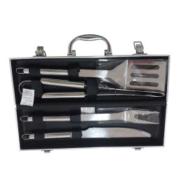 Kit Churrasco com Maleta inox Personalizado