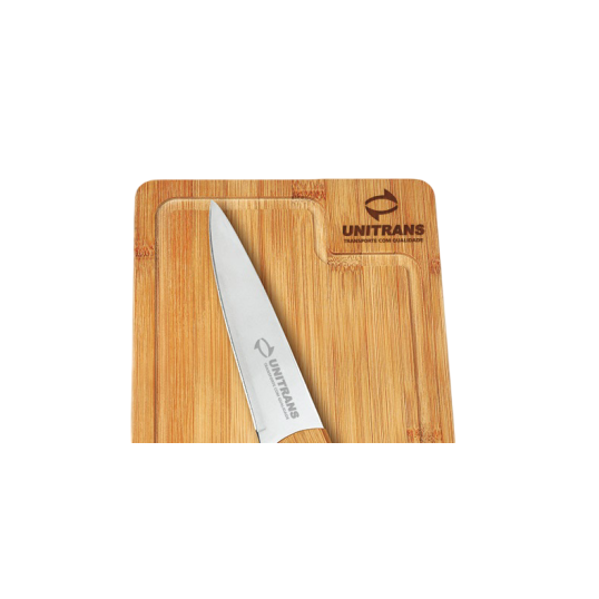 Kit churrasco com tábua Personalizada