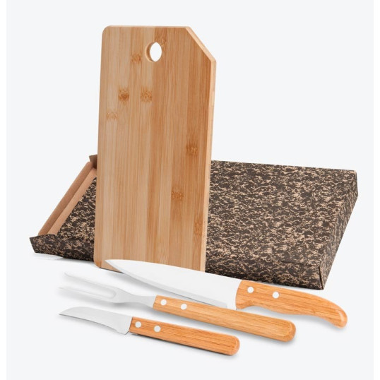 Kit churrasco com Tábua Personalizado