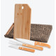 Kit churrasco com Tábua Personalizado