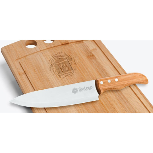 Kit Churrasco Com Tábua Personalizado