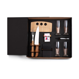 Kit Churrasco Com Tábua Personalizado