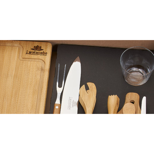 Kit Churrasco em Bambu Personalizada