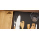 Kit Churrasco em Bambu Personalizada